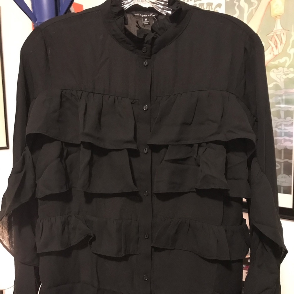 Ruffled Blouse NWT - Picture 1 of 4